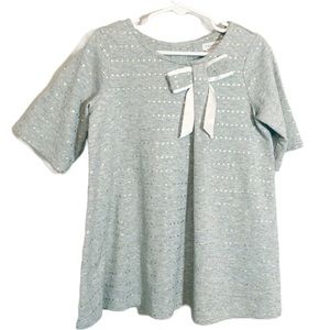 Tahari dress with gold dots and a bow - size 6